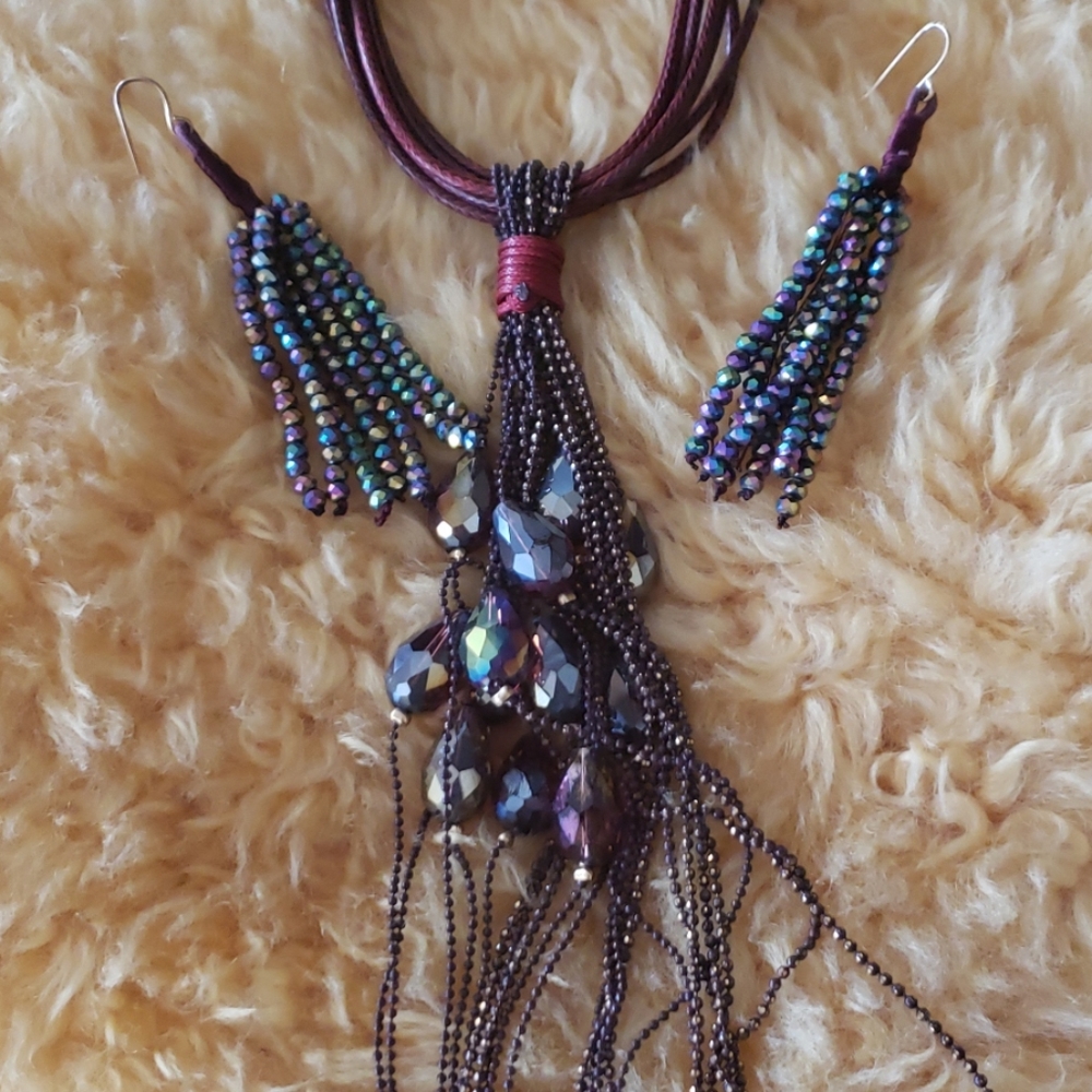 Necklace and Earrings matching set